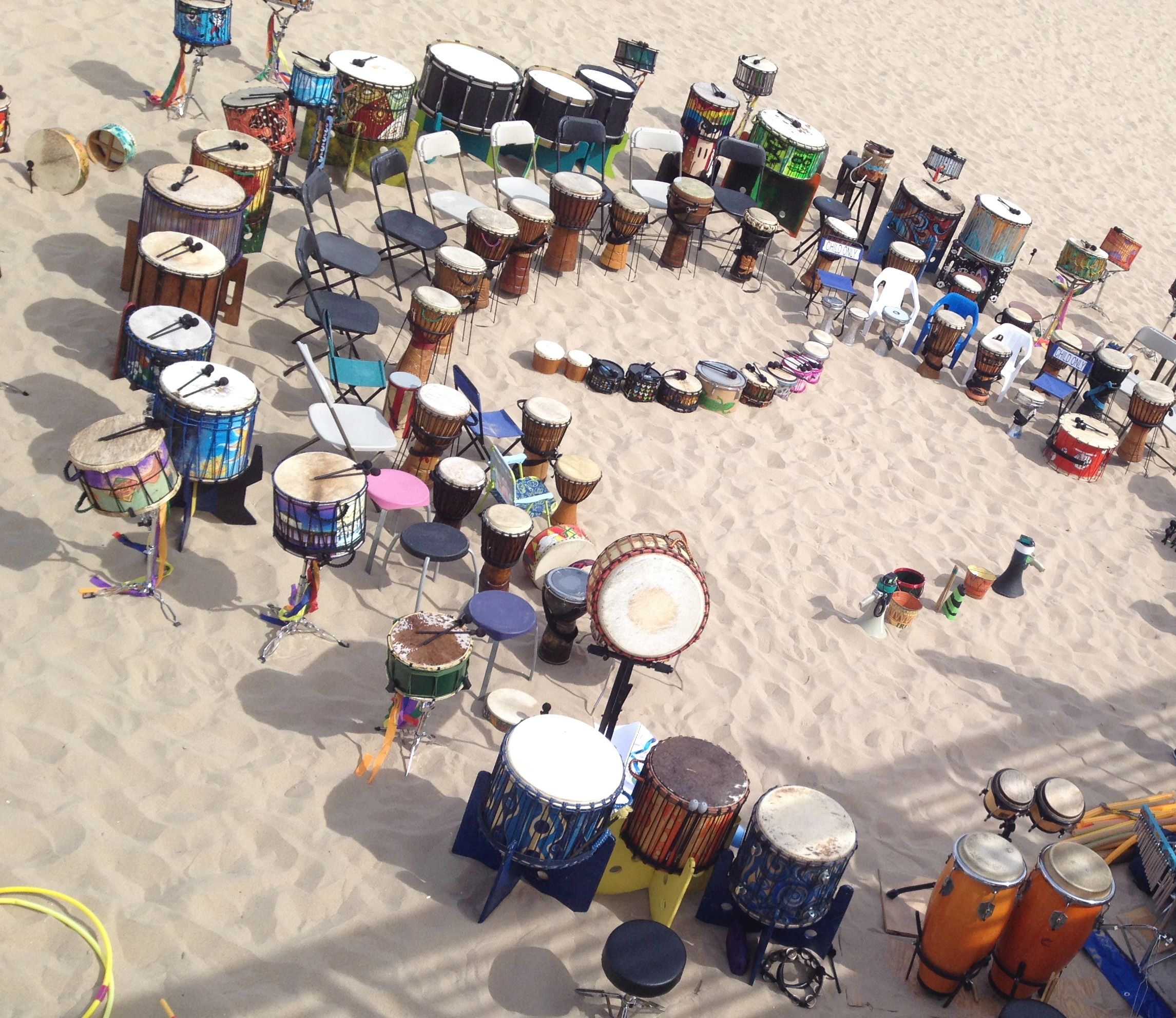 beach drums
