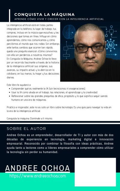 Conquista la Maquina - Back Cover