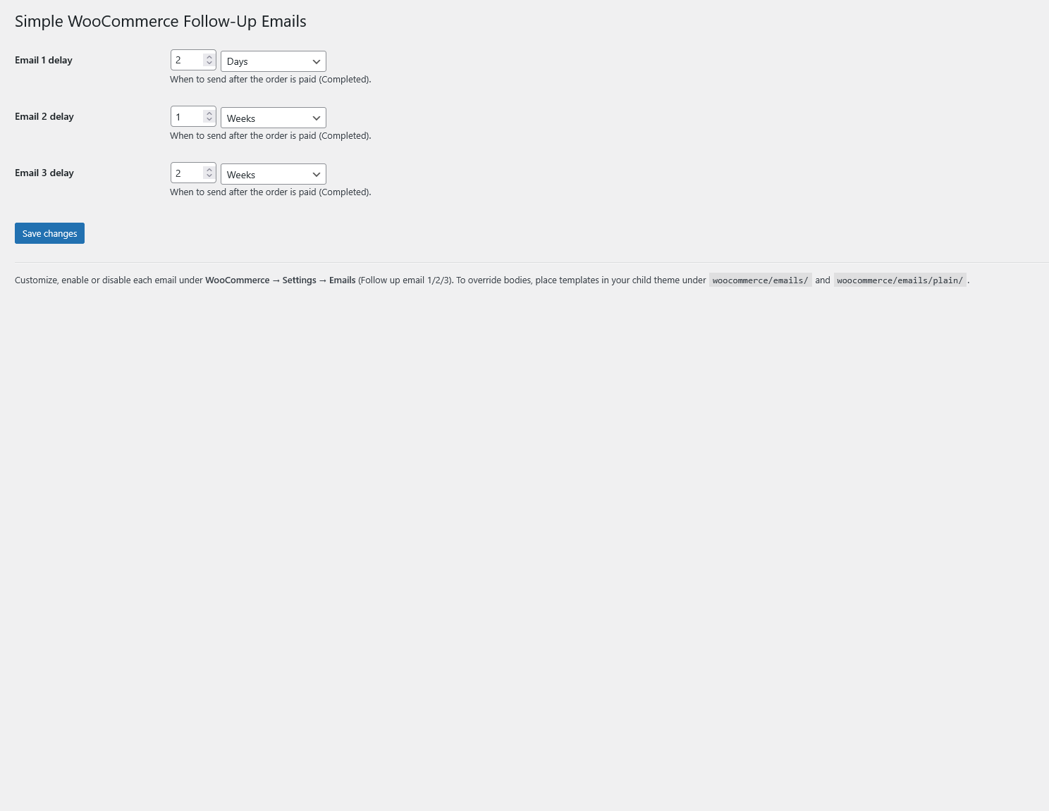 email automation wordpress woocommerce