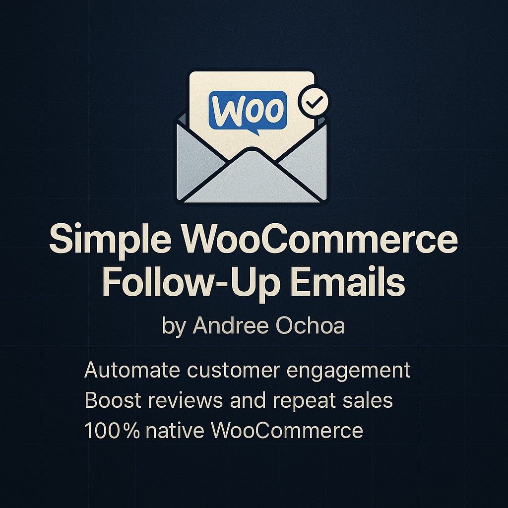 simple woocommerce emails follow-up for wordpress